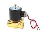 DC 12V 2 Ways 1 2 PT Female Thread Pneumatic Electric Solenoid Valve