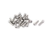 6 x 1 2 32 Thread Count 304 Stainless Steel Hex Socket Cap Screws Bolts 20 Pcs