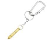 Outdoor Activities Hiking Portable Tool Two Tone Carabiner Set w Keyring