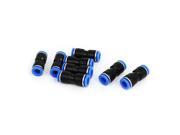 8pcs 8mm to 8mm Straight Coupler Tube Air Pneumatic Quick Joint Fittings