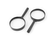 Handheld 60mm Dia Lens 5X Magnifying Glasses Magnifier Jewelry Loupe 5pcs