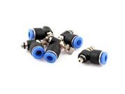 5 Pcs 6mm to M5 Male Thread Push in Connect Fitting Pneumatic Speed Controller