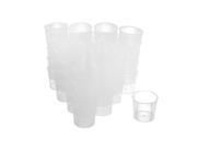 30mL Chemistry Test Tool Water Medicine Solution Liquid Measuring Cup 50pcs