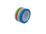 5 PCS DIY Paper Sticky Adhesive Sticker Decorative Washi Tape 10m Assorted Color