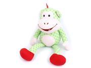 Unique Bargains Children Kids Dotted Pattern Birthday Party Gift Animal Toy Monkey Doll Green