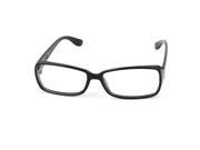 Unisex Clear Lens Spectacles Eyeglasses Eye Wear Plain Glasses Black
