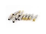 10pcs Solder Type RCA Male Plug Audio Coaxial Cable Connector Adapter
