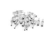 Audio Video Male RCA Plug Coaxial Cable Spring Connector Adapter 20 Pcs