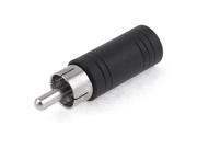 Unique Bargains Male to Female RCA Straight Coax Connector Video Adapter