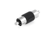 Unique Bargains Camera RCA Male to Male Coaxial Cable Coupler Adapter Connector