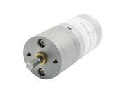 Unique Bargains DC12V 250RPM High Speed 2 Terminal Solder Gearhead Electric Motor