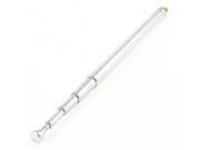 Stainless Steel FM Radio TV 5 Sections Telescopic Antenna Aerial 26cm