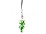 Green Bell Pendant Cell Phone Charm Strap Decoration 4 Length