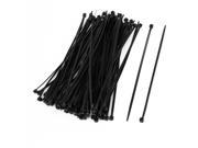 Unique Bargains 100 x Replacements 5.9 Inch Long Nylon Fastener Cable Zip Ties Black