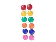 UPC 610256000077 product image for 6 Pair Blue Yellow Red Green Pnk Orange Magnetic Button | upcitemdb.com