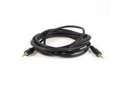 Unique Bargains 10ft 3Meters 3.5mm Male to 3.5mm Plug Microphone Cable Cord