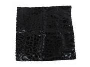 Unique Bargains Black Cow Prints Plush Faux Leather Seat Cushion Sofa Pad Pillow Cover 45x45cm