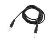 Unique Bargains 1.5Meter 5ft Audio 3.5mm Male to Male m m Connector Adapter Cable