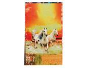 Unique Bargains Running White Horses Print Stickers for Phone Mp4 5 Pcs