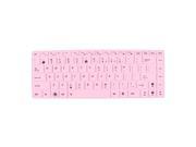 Unique Bargains 305mm x 113mm Silicone Laptop Keyboard Skin Protector Film Pink for Asus 14