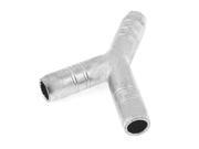 Unique Bargains 10mm x 7mm Y Shaped 3 Way Cars Air Hose Joiner Adapter