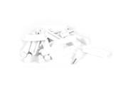 Unique Bargains 15set 3.5mm Clear Plastic Charger Plug Headset Cover Stopper Cap for iPhone 4 4G