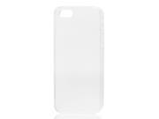 Unique Bargains White TPU Flex Soft Case Cover Shell Bumper for Apple iPhone 5 5th Gen