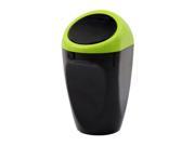 Mini Plastic Car Trash Rubbish Bin Garbage Can Dust Case Holder Black Green