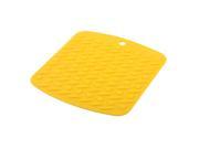 Silicone Nonslip Table Heat Resistant Mat Bowl Cup Cushion Placemat Pad Yellow
