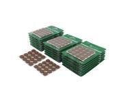 Table EVA Round Anti Scratch Furniture Feet Pads Covers Brown 18mm Dia 640pcs