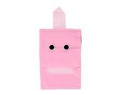 Home Decor Cartoon Style Hanging Roll Paper Tissue Box Cover Bag Holder Pink