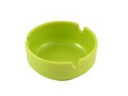 Household Tabletop Decoration Ceramic Round Shape Ashtray Smoke Ash Cup Green