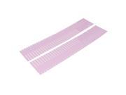 Home Storage Plastic Drawer Closet Grid Divider Clapboard Container 2pcs Pink