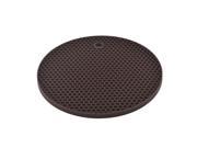 Silicone Honeycomb Design Table Mat Cup Cushion Placemat Pad Chocolate Color