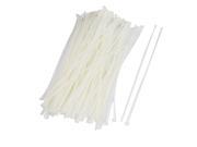 Unique Bargains Unique Bargains 5mm Width White Nylon Cable Cord Wire Zip Tie Organizer 11.4 250 Pcs