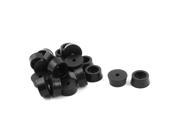 Unique Bargains 20pcs 18mmx8mm Rubber Furniture Table Chair Leg Tip Foot Holder Protector Bumper