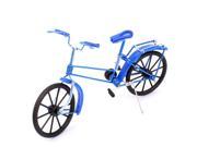 Unique Bargains Handmade Metal Wire Road Bike Bicycle Model Gift Art Decoration Blue