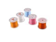 Spandex Beading Stretchy String Cord Jewelry Craft Line Assorted Color 5 Pcs