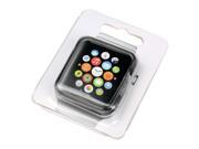FOR Apple Watch [38mm ] Black Case TPU Rubber Gel Slim Thin Protective Cover