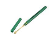 Houseware Plastic Handgrip Metal Spiral Head Ear Wax Earpick Cleaner Tool Green