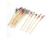 20pcs Bamboo Japanese Doll Ear Wax Pick Spoons Earwax Remover Earpick Cleaner