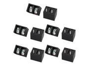 10Pcs LW3B AC300V 15A 6.35mm Pitch 2P Screw Terminal Block Strip Barrier 10Pcs LW3B AC300V 15A 6.35mm Pitch 2P Screw Terminal Block Strip Barrier