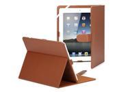Brown Protective Leather Stand Cover Case for 9.7