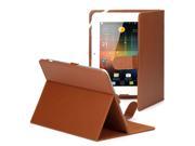 Brown Protective Leather Stand Cover Case for 8