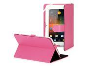 Pink Protective Leather Stand Cover Case for 7