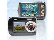 SVP AQUA Underwater 18MP Digital Camera + Camcorder w/ Dual LCDs Display + 8GB MicroSD (Black)