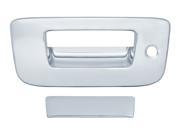 Brite Chrome 12207K Tailgate Handle Cover Chrome 2 pcs. w Keyhole