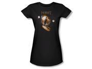 The Hobbit/hobbit Holeshort Sleeve Juniors Sheer Shirt