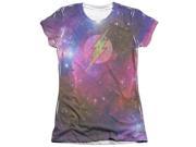 UPC 889832100078 product image for Justice League Flash Galaxy Juniors Sublimation Shirt | upcitemdb.com