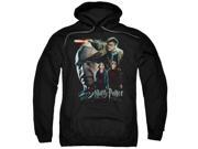 Harry Potter Final Fight Mens Pullover Hoodie